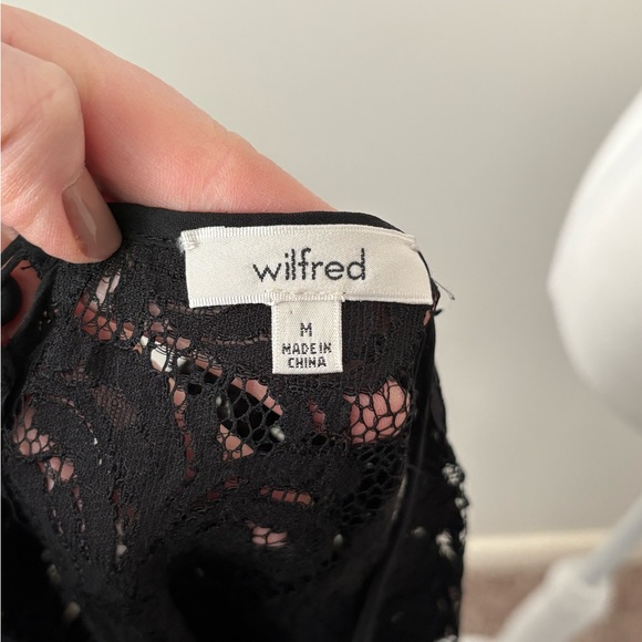 Wilfred Lace Shift Dress – Black – Size M - Picture 6 of 6